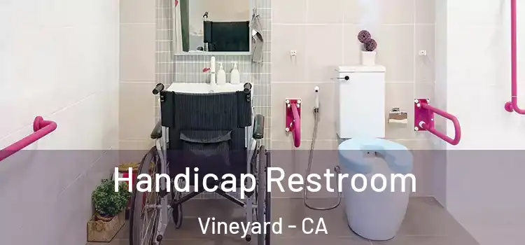 Handicap Restroom Vineyard - CA
