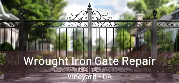 Wrought Iron Gate Repair Vineyard - CA